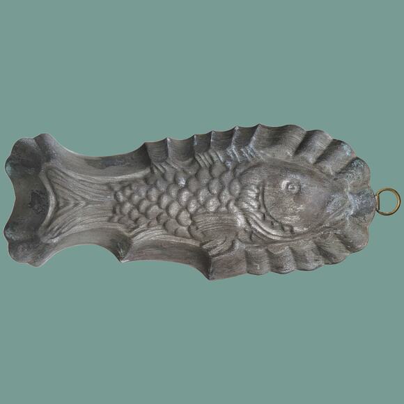 Vintage Corpal Copper Fish Food Mold made in Portugal - Picture 3 of 5